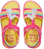AGATHA RUIZ DE LA PRADA SANDAL CANVAS 242973-A  UNICORN FUXIA
