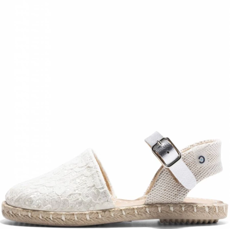 CONGUITOS ESPADRILLES FANTASY WHIT COSH215019-WHIT WHITE/SILVER