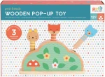 Ξύλινο παιχνίδι λεπτής κινητικότητας Pop-up Petit Friends - Petit Collage