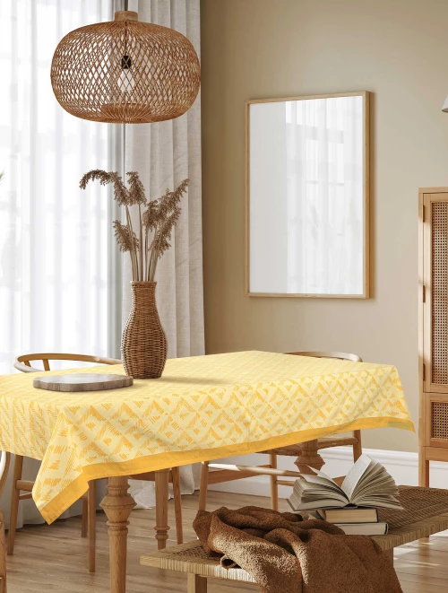 ΤΡΑΠΕΖΟΜΑΝΤΗΛΟ GOLDEN Κίτρινο Τραπεζομάντηλο: 150 x 150 εκ. MADI