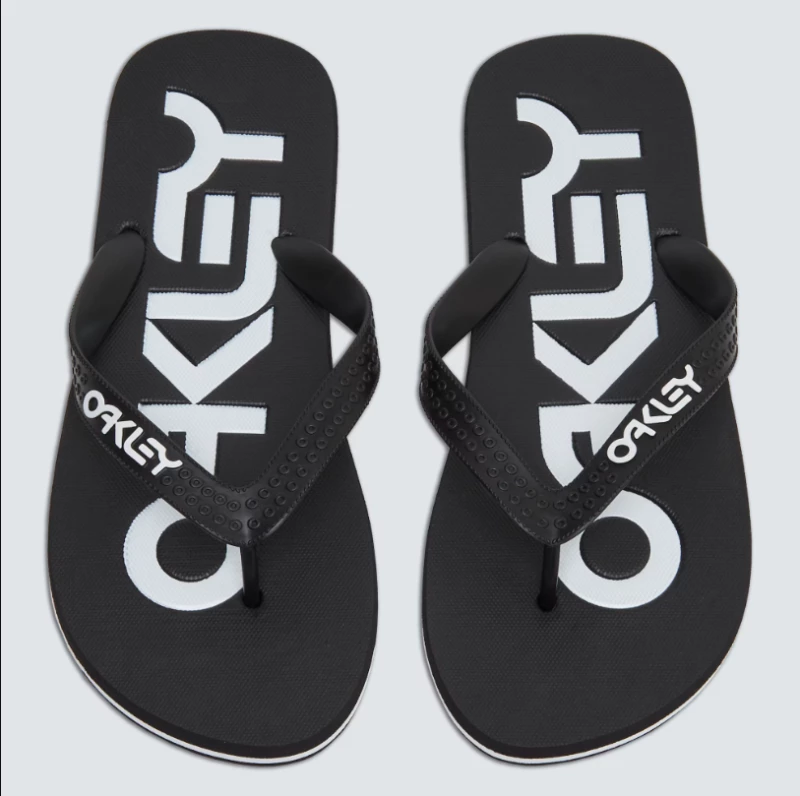 OAKLEY FOF100255 02E COLLEGE FLIP FLOP BLACKOUT Ανδρικές Σαγιονάρες Μαύρες
