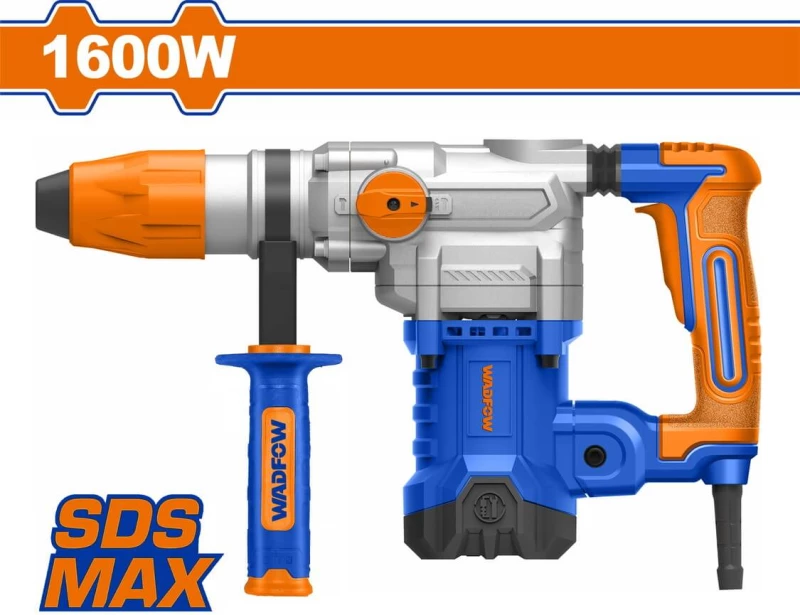 WADFOW Πιστολέτο σκαπτικό - περιστροφικό SDS-MAX 1.600W (WRH3D38)
