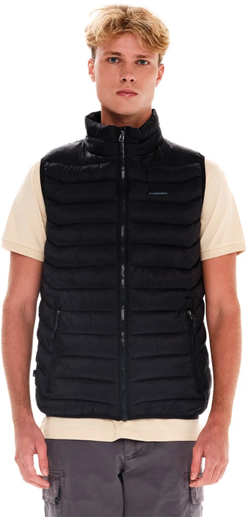 Emerson 241.EM10.79 Αμάνικο Ανδρικό Puffer Black