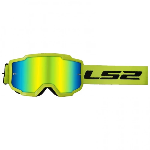 LS2 MX Μάσκα Charger H-V Yellow Lens Iridium