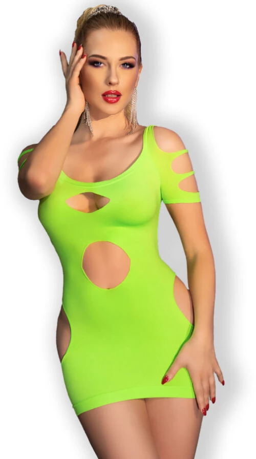 CHILIROSE - CR 4671 DRESS GREEN