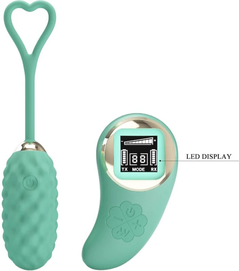 PRETTY LOVE - VIVIAN GREEN REMOTE CONTROL VIBRATING EGG