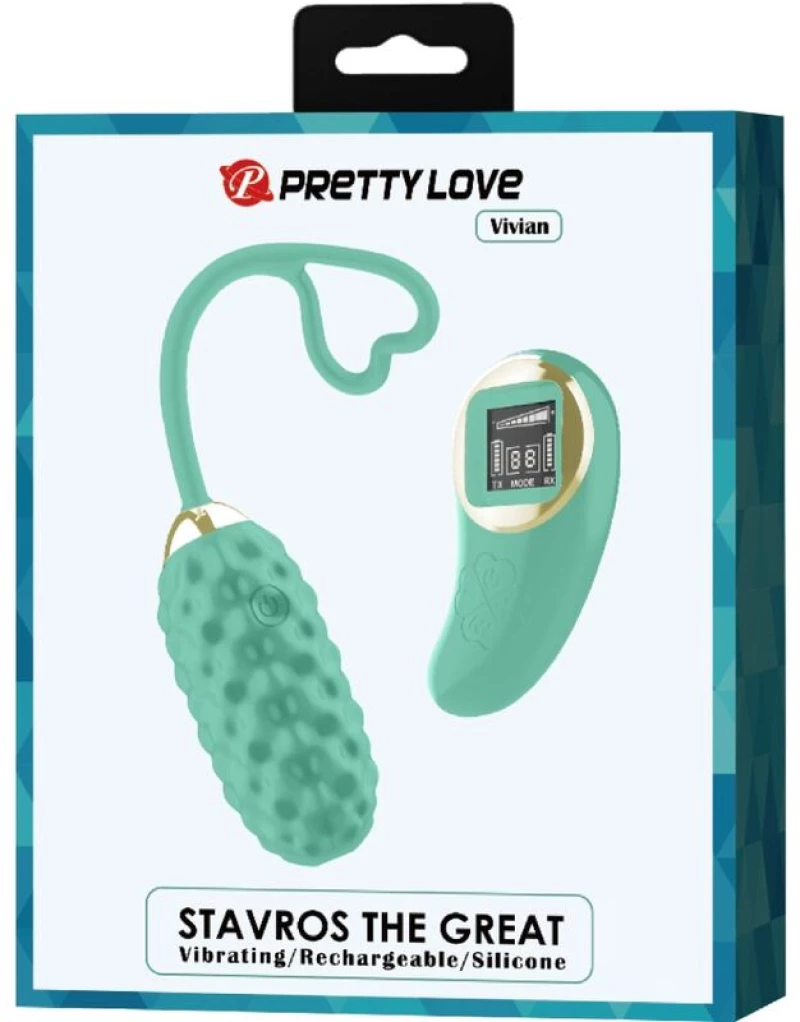 PRETTY LOVE - VIVIAN GREEN REMOTE CONTROL VIBRATING EGG