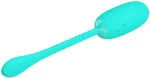 PRETTY LOVE - JULIUS WATERPROOF-RECHARGEABLE VIBRATING EGG AQUA GREEN