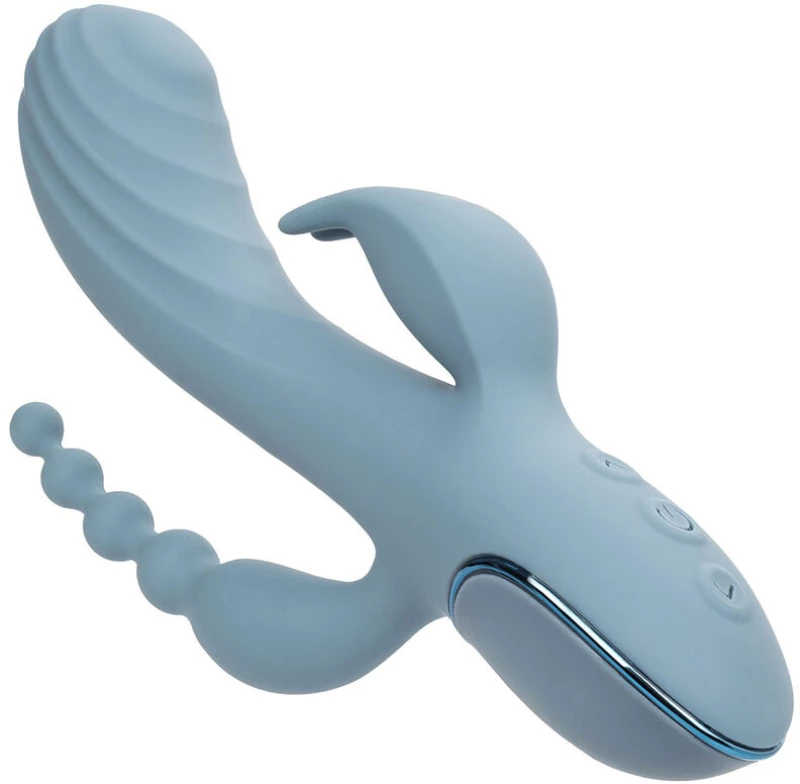 CALIFORNIA EXOTICS - VIBRATOR TRIPLE ECSTASY GREY
