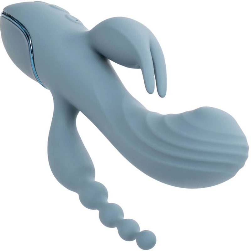 CALIFORNIA EXOTICS - VIBRATOR TRIPLE ECSTASY GREY