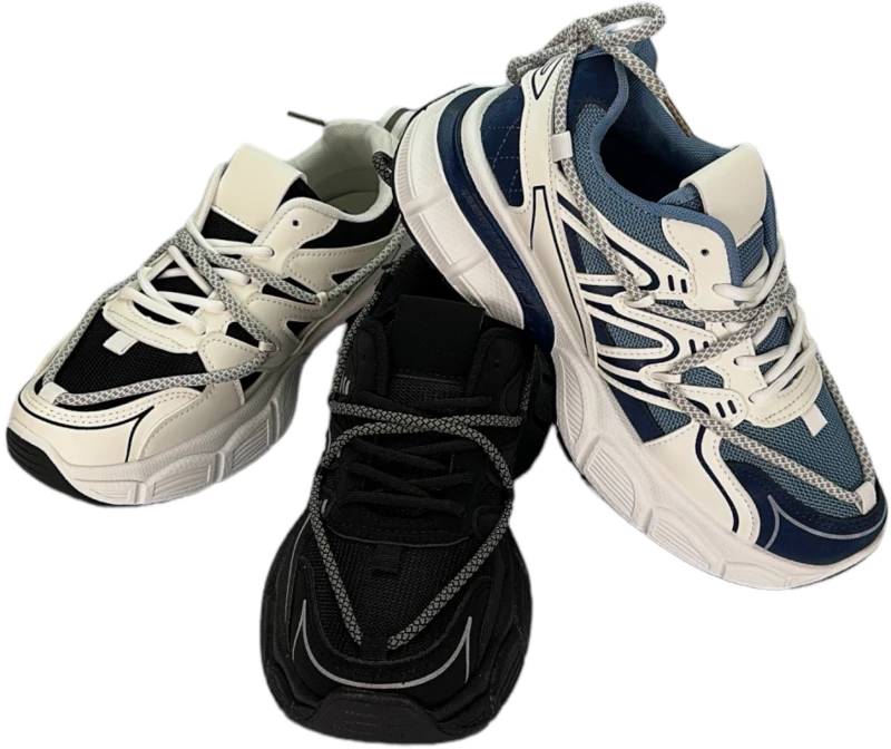 Sneaker Λευκό Μπλε Γυναικείο 24670