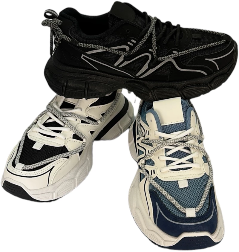 Sneaker Λευκό Μπλε Γυναικείο 24670