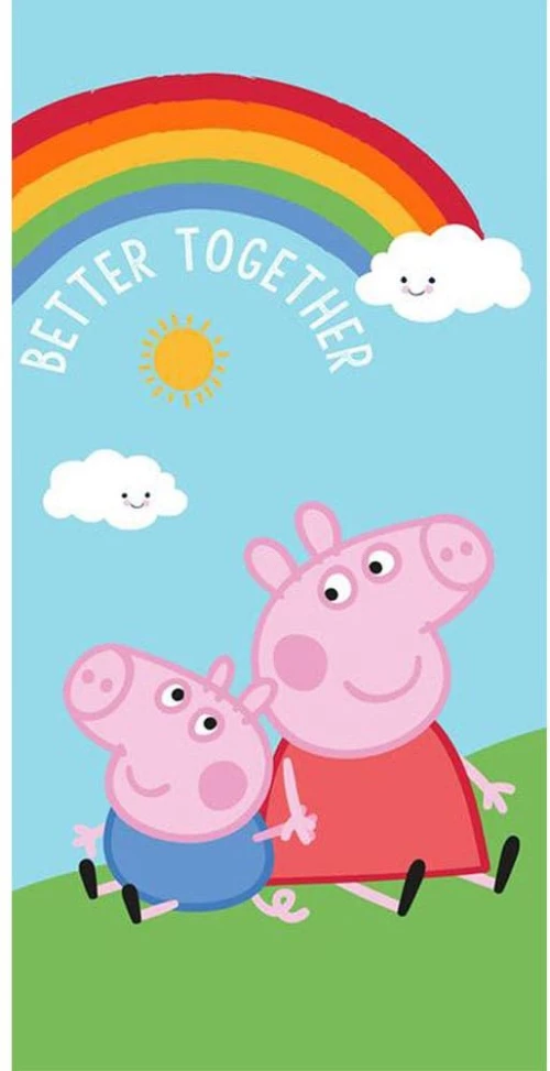 Πετσέτα Σώματος Βελουτέ 70x140 Peppa 13