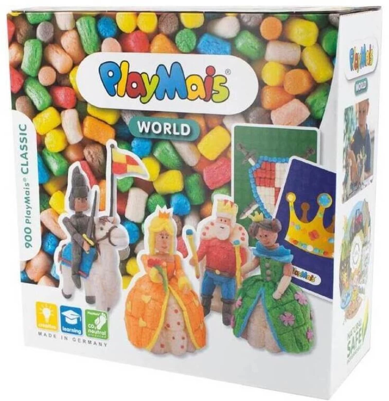 Σετ 900 κομ Playmais Classic World "Royals" - Κατασκεύη από Kαλαμπόκι (160869.6)