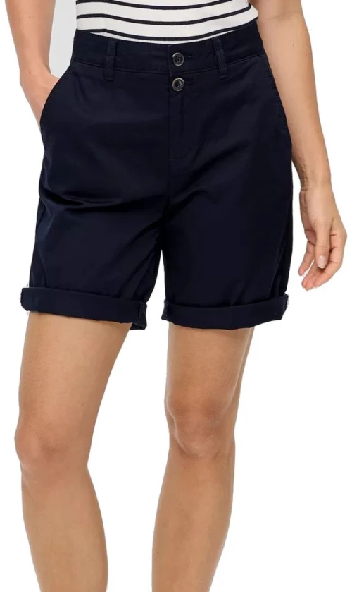 S.OLIVER Γυναικείο μπλέ σόρτς 2142741-5959 navy