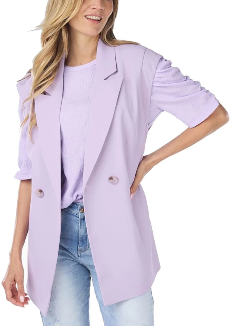 ESQUALO Γυναικείο λιλά γιλέκο SP24.10004 Lilac