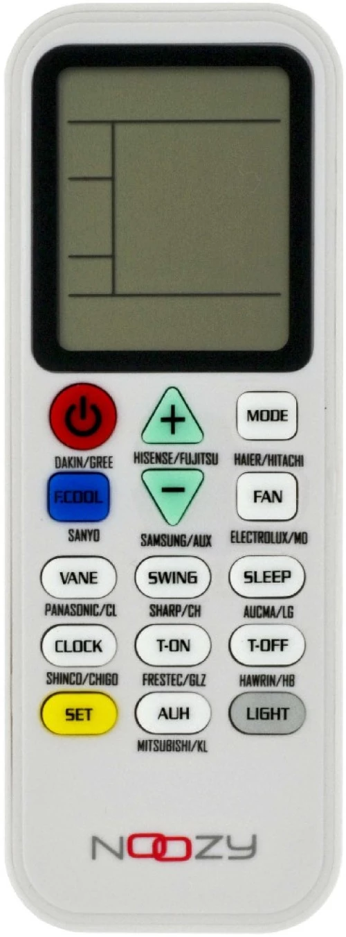 Noozy Τηλεχειριστήριο Universal Noozy RC5 για Κλιματιστικά 23266 5210029060489
