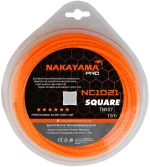 Nakayama pro Nc1021 Μεσινεζα Square Twist 2.4mm-15m 043249