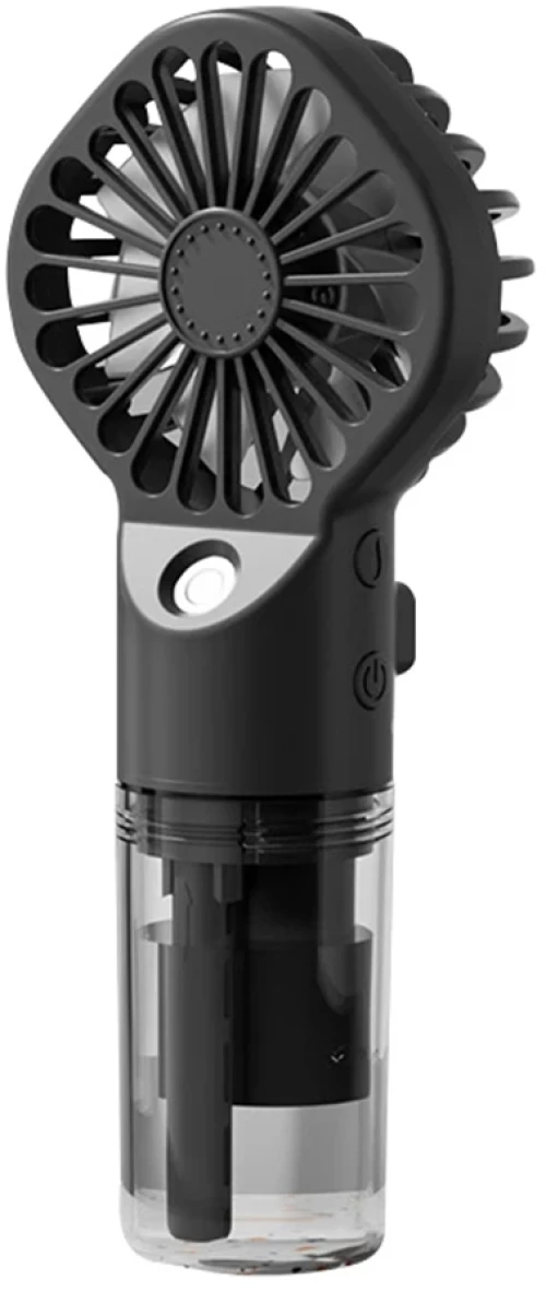 Techsuit Portable Fan with USB Port and 4 Speeds - Techsuit (G10) - Black 5949419156579