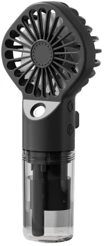 Techsuit Portable Fan with USB Port and 4 Speeds - Techsuit (G10) - Black 5949419156579