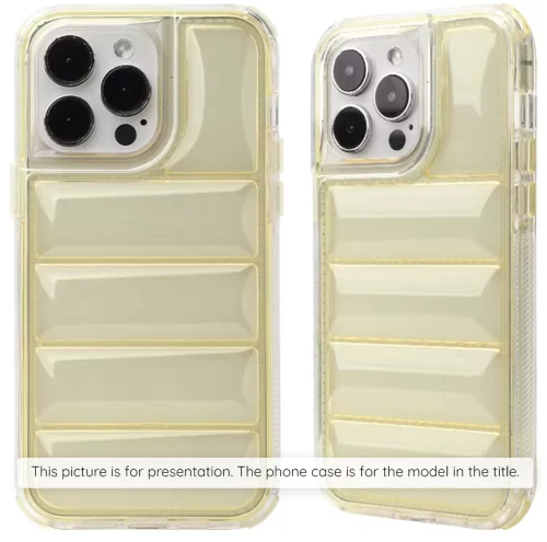 Techsuit Husa pentru iPhone 15 Plus - Techsuit Wave Shield - Yellow 5949419143975