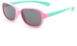 Techsuit Baby Sunglasses - Techsuit (8192-C3) - Pink / Green 5949419154735