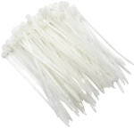 Δεματικά καλωδίων 15x0,4cm 50τμχ MA-J-1031 λευκό χρώμα