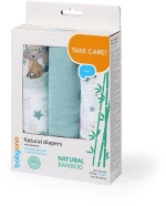 Μουσελίνες Bamboo (Σετ 3 τεμαχίων) - Raccon (0025674)