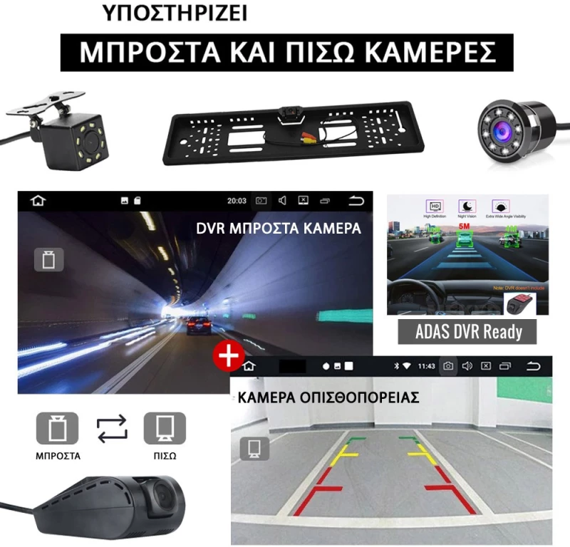 Ηχοσύστημα Αυτοκινήτου (Bluetooth/USB/WiFi/GPS) OEM 3991