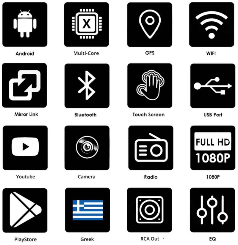 Ηχοσύστημα Αυτοκινήτου (Bluetooth/USB/WiFi/GPS) OEM 3991