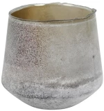 Κηροπήγιο ποτήρι καφέ Φ20 Η19,5cm