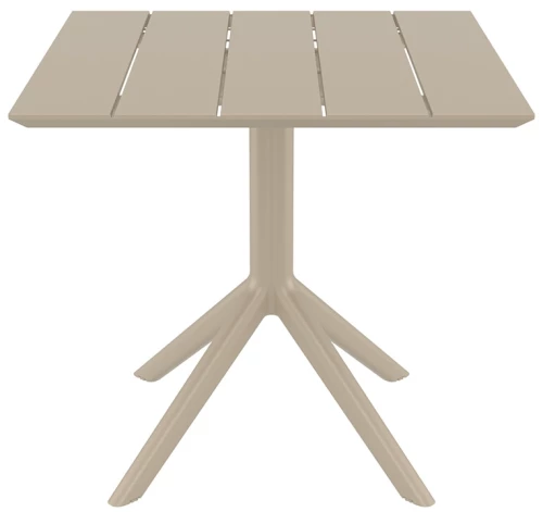 PARIS TAUPE 80X80X74εκ. ΤΡΑΠΕΖΙ ΠΟΛ/ΝΙΟΥ