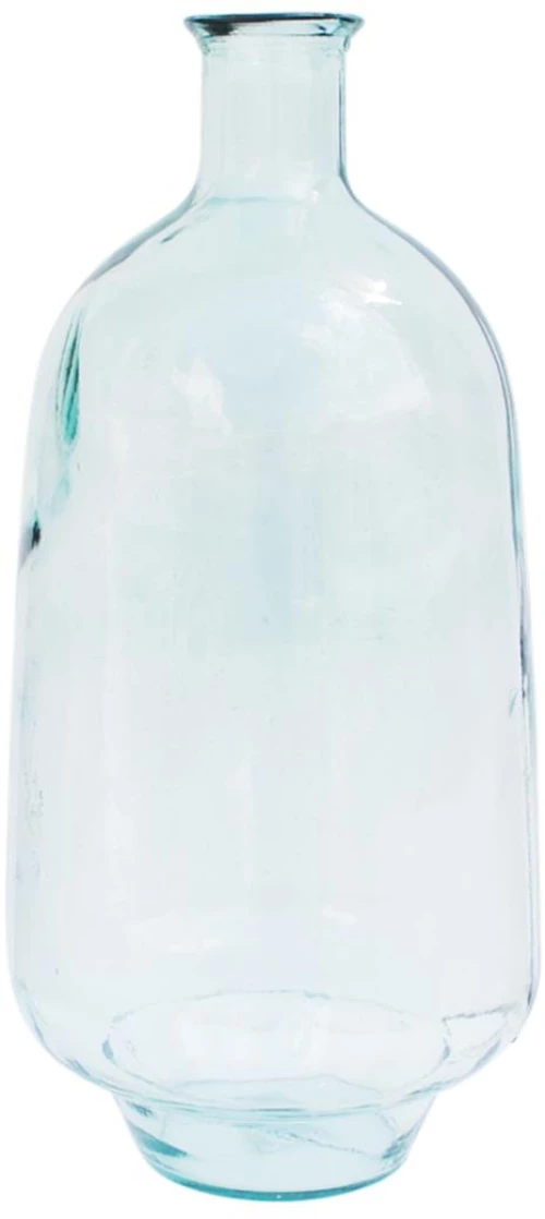 Βάζο γυάλινο recycled. διάφανο Η60cm