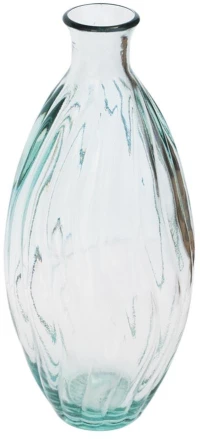 Βάζο γυάλινο recycled Διάφανο Η31cm