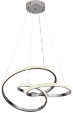 Inlight Κρεμαστό φωτιστικό LED 40W 3CCT (by switch on base) σε χρώμιο D:45cm (6092-B-Chrome)