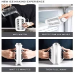 Φορητή πτυσσόμενη παγοθήκη Ice Ball Maker 2 σε 1 156-1400ml CC-15476-12 λευκό