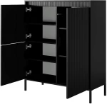 Μπουφές Senso Ανθρακί 104x124x40cm