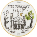 Ginori 1735 Porcelain Cylindrical Box Profumi Luchino Fox Thicket Folly