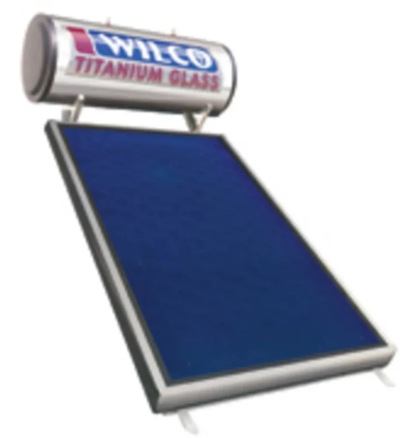 Hλιακός Θερμοσίφωνας Wilco 200lt/2.75m² Glass Τριπλής Ενέργειας με επιλεκτικό Συλλέκτη & Security Κρύσταλα