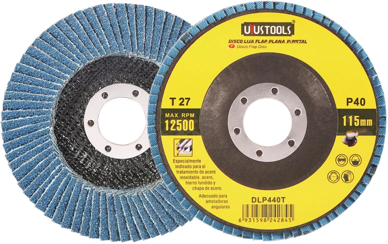 UYUSTOOLS ΔΙΣΚΟΣ ΛΕΙΑΝΣΗΣ ΖΙΡΚΟΝΙΟΥ ΦΤΕΡΟΥ 115X22.2mm 60GRIT DLP460T