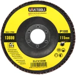 UYUSTOOLS ΔΙΣΚΟΣ ΛΕΙΑΝΣΗΣ ΜΕΤΑΛΛΟΥ ΦΤΕΡΟΥ ΚΥΡΤΟΣ 180X22.2mm 40GRIT DLF740M