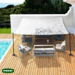 GRASHER Δίχτυ Παραλλαγής 3x4m Λευκό