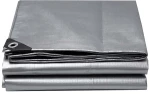 GRASHER Αδιάβροχος Μουσαμάς - Τέντα 8x12m 190gr/m² Με Κρίκους Γκρί