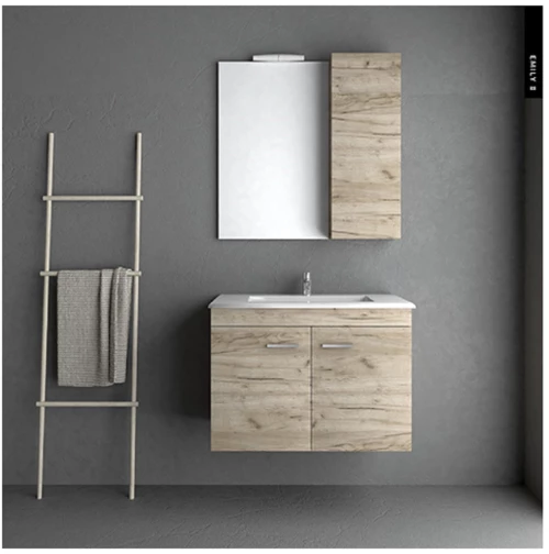 Κρεμαστό Έπιπλο Μπάνιου Emily 2 MDF 100cm