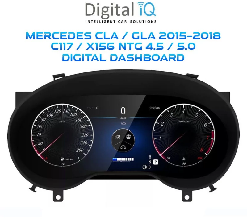 DIGITAL IQ DDD 981_IC (12.3in) MERCEDES CLA C117 / GLA X156 mod. 2015-2018 DIGITAL DASHBOARD