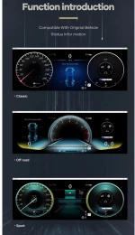 DIGITAL IQ DDD 981_IC (12.3in) MERCEDES CLA C117 / GLA X156 mod. 2015-2018 DIGITAL DASHBOARD