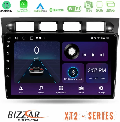 Bizzar XT2 Series Kia Picanto 2004-2007 4Core Android13 2+32GB Navigation Multimedia Tablet 9″