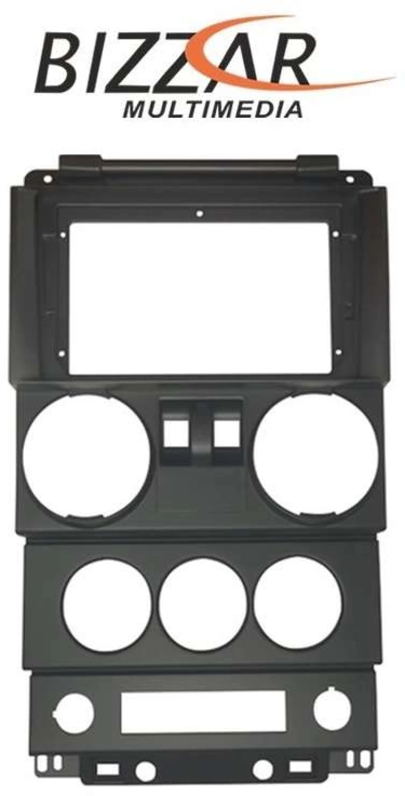 Bizzar XT2 Series 4Core Android13 2+32GB Jeep Wrangler 2Door 2008-2010 Navigation Multimedia Tablet 9"