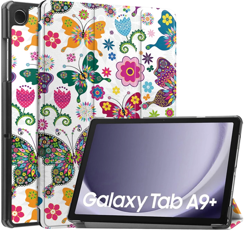 Techsuit - FoldPro - Samsung Galaxy Tab A9 Plus - Butterfly