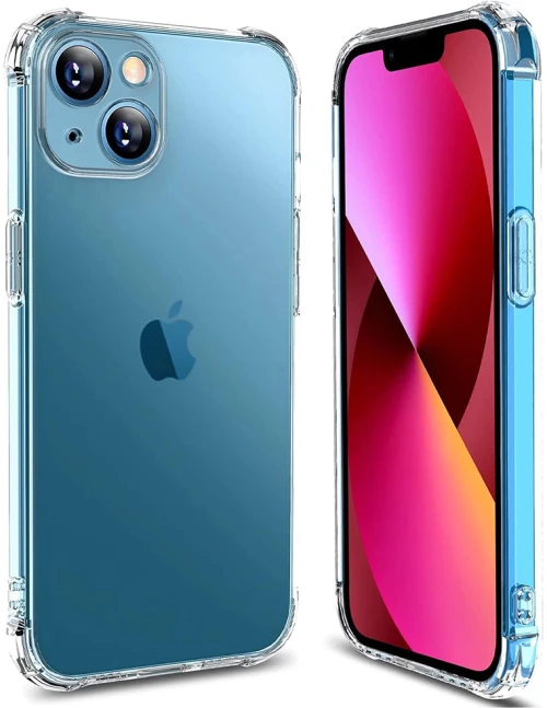 Techsuit - Shockproof Clear Silicone - iPhone 13 - Clear